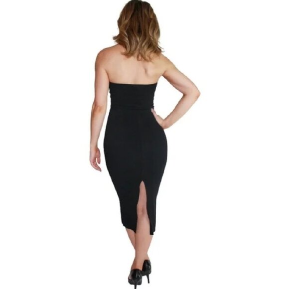 Olivaceous | Halter Top Bodycon Dress - Picture 3 of 10